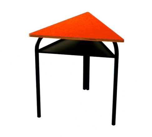 Mesa Triangular con Portalibros