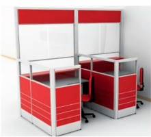 División Modulo taquila piso-techo